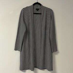 J. Jill long open striped cardigan